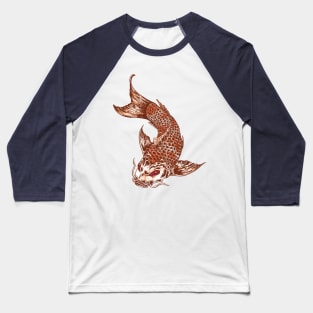 Koi fish Baseball T-Shirt